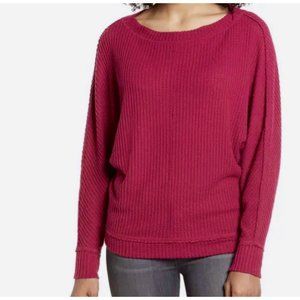 Caslon Dolman Sleeve Thermal Long Sleeve Top NEW WITH TAGS